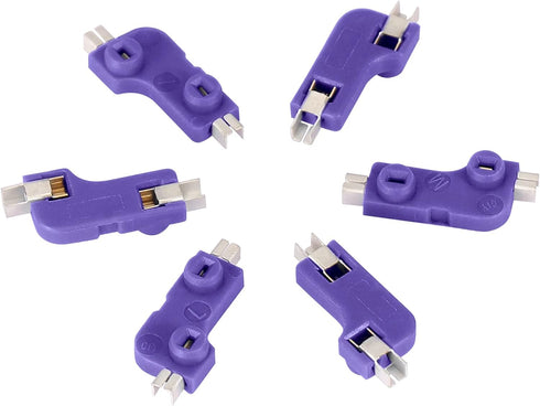 DUROCK MX Hotswap Sockets PCB Hot Swap Socket Mechanical Keyboard Switches Hot-Swap PCB Sockets (Purple,110pcs)...