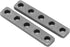 Threaded Plate, Mending Plates 2Pcs in 1 Bag 5 Holes High Accuracy Rustproof M4 Thread for Robotics Field...