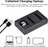 Batmax 2Pcs EN-EL5 Battery + Quick LED Charger for Nikon Coolpix P5000, P5100, P6000, S10 CoolPix 3700, 4200, 5200, 5900, 7900, P3, P4, P80, P90, ...