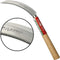 EYI Grass Sickle,Saw Tooth Sickle, Hand held Sickle Tool,Harvest Sickle with Wooden Handle, Light Serration, 6.6-Inch Stainless Steel Blade...