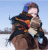 Gudessly Women's Traditional Scarf Wrap Tassel Shawl Fringes Neck Head Shawl Retro Scarf Floral Poncho Printing Shawl...