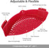 YEVIOR Clip on Strainer for Pots Pan Pasta,Silicone Food Strainer Hands-Free Pan Strainer, Clip-on Kitchen Food Strainer for Spaghetti, Pasta, Gro...