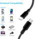 cugunu USB C to Lightning Cable 5 Pack 3/3/6/6/10FT iPhone Charger Apple MFi Certified Power Delivery Fast Charging Cord Compatible with iPhone 14...