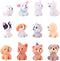 12 Pcs Miniature Dog Figures, Cute Animal Toy Collection, Cake Topper, Plant & Car Decor...