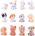 12 Pcs Miniature Dog Figures, Cute Animal Toy Collection, Cake Topper, Plant & Car Decor...
