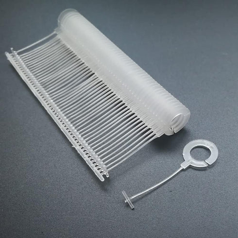 1000 Pcs Plastic J Hook Tag Fasteners Tagging Gun Fasteners Garment Tag Attacher Standard Label Attachments Clothing Hanging Barbs for Retail Stor...