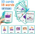 Prepositions English Words Learning Flashcards, High Frequency Words, Beginning Reading, Kindergarten ESL Teaching Materials, Autism Learning Mate...