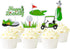 24Pcs Golf Cupcake Toppers Golf Shoes Bag Ball Carts Lawn Cake Picks for Birthday Party Supplies...
