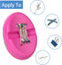 Hilltian Magnetic Pin Holder with 100 PCS Plastic Head Pins, Magnetic Pincushion with Drawer for Sewing Quilting (Pink)...