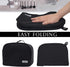 iFedio 2 Slice Toaster Cover Black, Waterproof Nylon, Dust & Fingerprint Protection, Machine Washable, Holds Jam Spreader & Tongs...