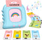 Talking Flash Cards-Toddler Toys for 1 2 3 4 5 Years Old Boys Gift, 384 Words Pocket Speech Toddler Learning Toys, Sensory Toys for Kids with Auti...