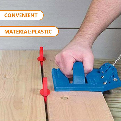 UKCOCO 12pcs Deck Board J ig, Deck Board Spacer 1/4 Deck Spacer Decking Board Spacer Rings Shims Decor Tools Plastic Mezzanine for PVC Composite, ...