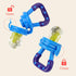 Baby Food Feeder 3 Pack Silicone Fruit Pacifier Teething Reusable Pouches Pacifier Blue by Mluchee(S,M,L)...
