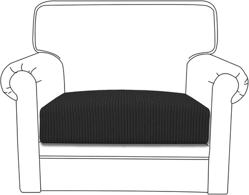 Easy-Going Stretch Chair Cushion Cover Sofa Cushion Furniture Protector Sofa Seat Sofa Slipcover Sofa Cover Soft Flexibility with Elastic Bottom(C...