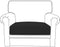 Easy-Going Stretch Chair Cushion Cover Sofa Cushion Furniture Protector Sofa Seat Sofa Slipcover Sofa Cover Soft Flexibility with Elastic Bottom(C...