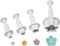 PME Plunger Cutters, Flower Blossom, 4-Pack, Set of 4...