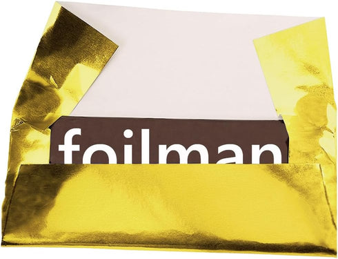 Foil Wrapper - Pack of 100 Candy Bar Wrappers with Thick Paper Backing - Folds and Wraps Well - Best for Wrapping 1.55Oz Candies/Chocolate Bars/Gi...