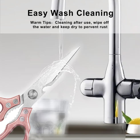 Kitchen Scissors, Heavy Duty Sharp Kitchen Shears Dishwasher Safe, Kitchen Accessories Cooking Shears for Kitchen Meat Chicken Fish Poultry Herb B...