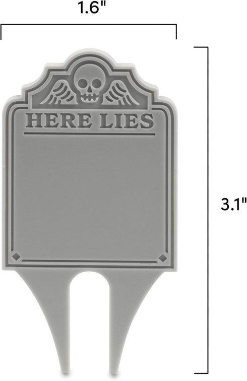 GRAVE MARKERS, Reusable Food Signs, Set of 12...