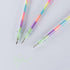 COLSSINE 12 Pack Rainbow Color Pompom with Rainbow ink Gel pen for Girls and Children (Rainbow)...