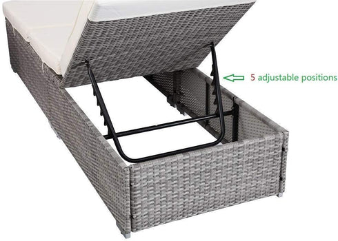SUQ I OME Multi Position Adjustment Brackets for Chaise Lounge Reclining Brace Heavy Duty Screwed or Riveted Joint Girder Convertible Outdoor Pati...