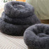 Donut Dog Bed Cat Bed Fluffy Calming Pet Bed Dog Round Bed Cat Round Bed Warm Kitten Nest Ideal for 3Kg Pet...