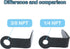 Aluminum Pneumatic Tool Rafter Hook "L" Shaped For Nail Guns With 1/4" Industrial Fittings...