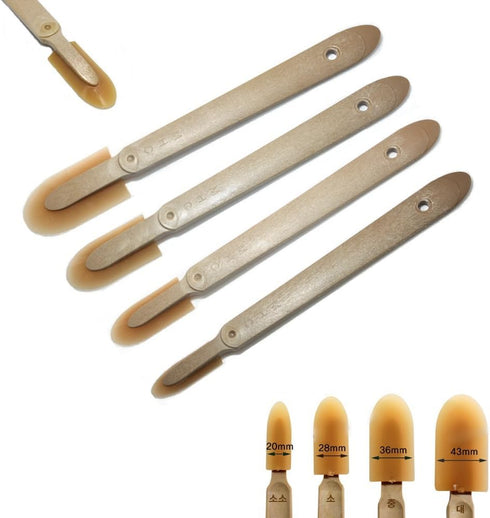 Caulk Caulking Silicone Sealant Finishing Tool Spreader Spatulas Applicator Rubber Tools 4 Size Set...