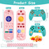 2PCS Silicone Baby Teething Toys, Remote Control Shape Teething Toys and Game Controller Teether Toy with 2PCS Pacifier Clip, BPA Free Silicone Re...