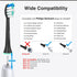 Replacement Toothbrush Heads for Philips Sonicare Replacement Heads, Brush Head Compatible with Phillips Sonicare Electric Toothbrushes C2, for Ph...