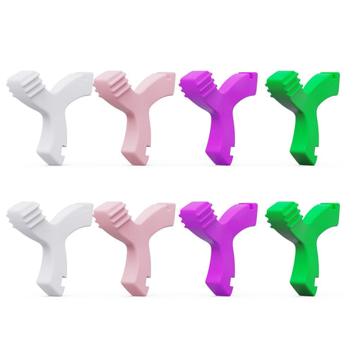 Chewies for Invisalign Aligner, DLENP 8 PCS Y-Shaped Chewies for Aligner Trays Seater Orthodontic Munchies for Invisalign (2 Pcs Unflavored,2 Pcs ...