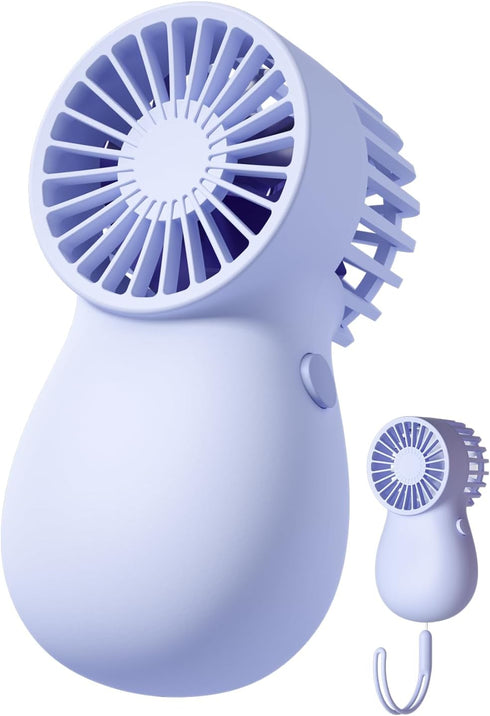 Yinken Mini Handheld Fan Battery Operated Small Personal Portable Speed Adjustable USB Rechargeable Fan Cute Design Powerful Eyelash Fan for Styli...