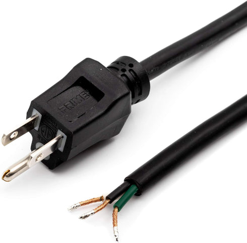 Rebuild Skills Replacement Power Tool Cords for Drills, Sanders, chop saws, Grinders, vacuums, Miter saws, appliances, Motors and Power Tools (8' ...