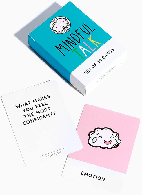 The School of Mindfulness- Mindfulness Game for Kids: Mindful Talk Cards for Children and Parents- for Authentic and Meaningful Conversations…...