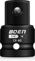 BOEN 3/4"F to 1"M Impact Socket Adapter, Cr-Mo Steel,Socket Adapter Set for Impact Driver Conversions...