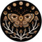 Mysterious Forest Visions Moon Phase Moth Mushrooms Mouse Pad 8.7 x 8.7 Inches,Non-Slip Rubber Base Mousepads for Home Office Dorm Desk Decor,Gift...
