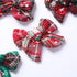 JIAHANG Christmas Hair Bow Clips in Pairs, Festival New Year Floral Printed Alligator Clips with Snowflake 10PCS for Baby Girls Toddlers School Gi...