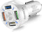 Amiss QC3.0 Car Charger Adapter, 4 Ports USB Car Charger, Fast Charging Electronic Devices with USB Interface, Car Interior Accessories, Compatibl...