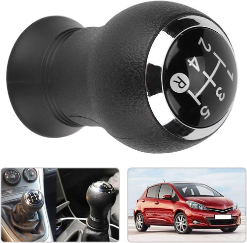 Aramox Gear Shift Head, Car Modification 5 Speed Gear Shift Knob Head Compatible with 2005-2010 (General)...