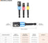 3Pcs Impact Grade Driver Sockets Drill Adapter Extension Set 1/4", 1/2", 3/8 Reducer Set Turns Power Drill Into High Speed Nut Driver Socket to Dr...