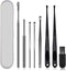 Ear Wax Removal Kit, Ear Cleansing, Cleaning Brush and Storage Box, One-Piece Ear Picker Design for Adults and Kids (White)...