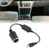12V Car Cigarette Lighter Socket, Cigarette Lighter Splitter Power Adapter USB Port Female Converter Adapter Cord for Cellphone Driving Recorder G...