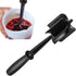 5 Blades Kitchen Ground Meat Chopper Spatula | Hamburger Ground Beef Mix N Chop Tools | for Non-Stick Cookware (Black)...
