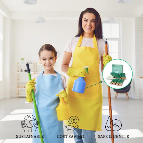 Multipurpose Cleaner All Purpose 10 Pack Refill Concentrate Tablets Cleaning Supplies Multi Surface Cleaning, Clean Housekeeping Eco Friendly Prod...