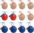 B bangcool Wooden Percussion Instrument Finger Castanets: 12Pcs Wood Castanets Creative Musical Instrument for Kids Percussion Toy...