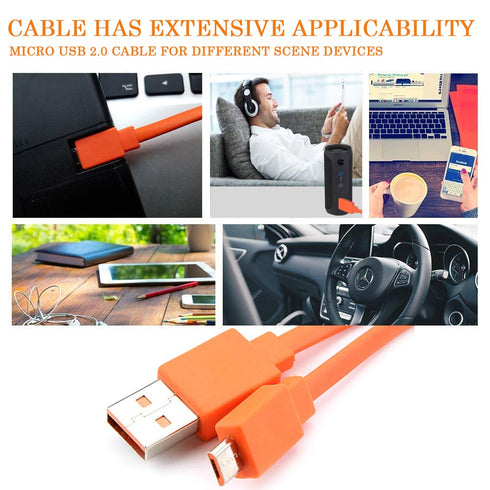 Micro USB Fast Charging Cable Power Supply Charger Cord Compatible with JBL Charge 2, Charge 3, Clip, Flip 2, Flip 3, Flip 4, Pulse 2, Pulse 3, Mi...