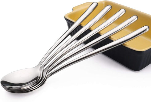 Miupoo Korean Soup Spoons Stainless Steel Long Handle Tablespoon Pack of 5...