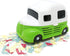 allydrew Cute Portable Mini Vacuum Cleaner for Home and Office, Green Truck...