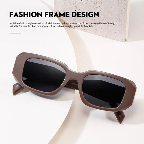 Trendy Rectangle Sunglasses Womens Men Fashion Classic Sun glasses Retro Shades...