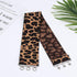 Women's Metal Belt Elastic Retro Leopard Belt Elastic Retro Pu Leather Belt(leopard print)...